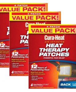 3-Pack: Cura-Heat Heat Therapy - 12 Patches Each