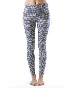 Alternative view of Women's Houndstooth Printed Ankle Leggings