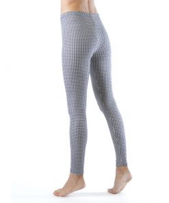 Women's Houndstooth Printed Ankle Leggings