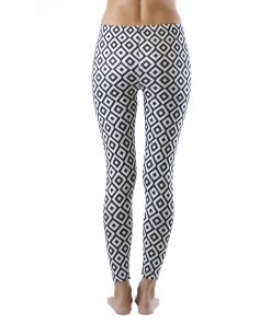 Alternative view of Women's Fashionable Ankle Length Hypnotic Diamond Printed Legging