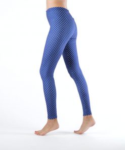 Alternative view of Dinamit Jeans Women's Fashion Seamless White Polka Dot Footless Leggings