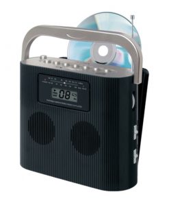 Jensen CD-470BK Portable Stereo Compact Disc Player w/Radio