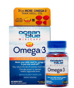 2-Pack: Ocean Blue Omega-3 Capsules (120 ct)