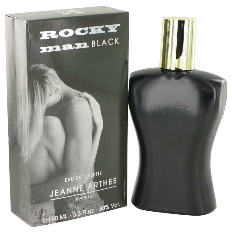 Rocky Man Black by Jeanne Arthes Eau De Toilette Spray for Men