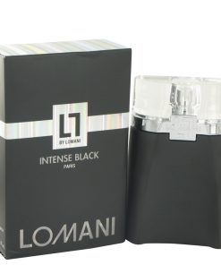 Lomani Intense Black by Lomani Eau De Toilette Spray for Men