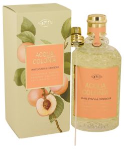 4711 Acqua Colonia White Peach & Coriander by Maurer & Wirtz Eau De Cologne Spray (Unisex) for Women