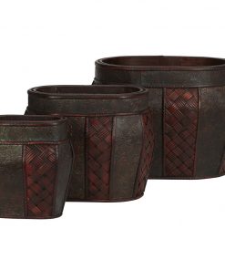 Nearly Natural 0518 Oval Decorative Planter