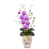 Nearly Natural 1902-MA Phalaenopsis Orchid and Twig Artificial Arrangement in Floral Jar